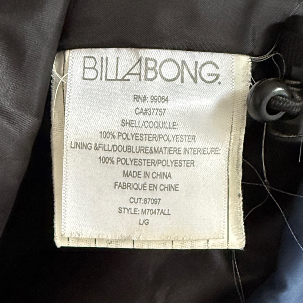 Billabong Men's Mid-Weight Puffer Jacket - Picture 4 of 6